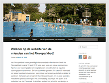 Tablet Screenshot of flevoparkbad.com